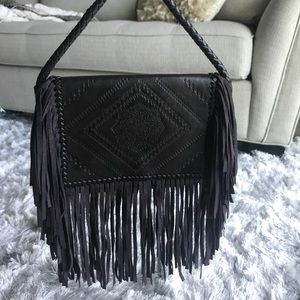 BCBG fringe purse NWOT